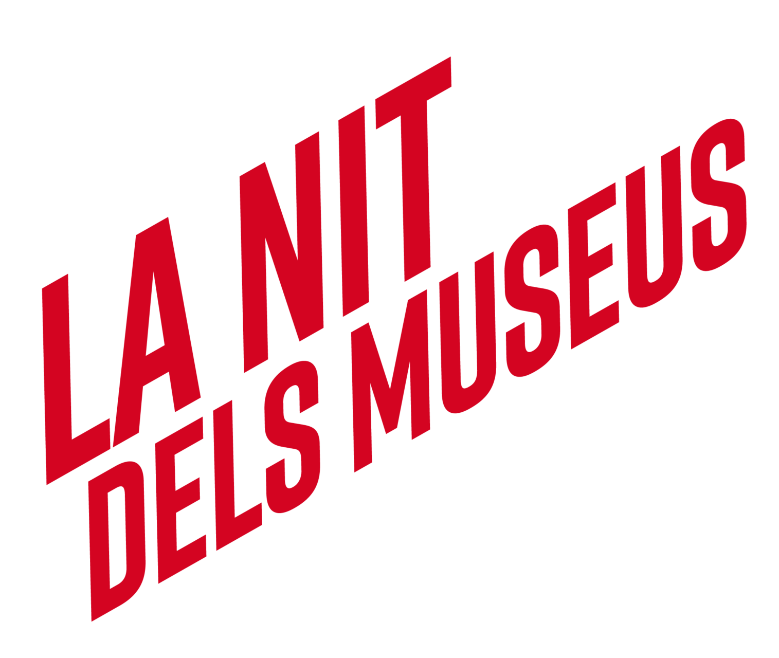 2023 Nit dels Museus - Logotip (vermell)